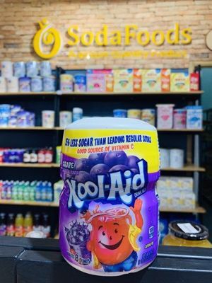 Bột Pha Nước Trái Cây Hương Nho Kool-Aid - 538gr