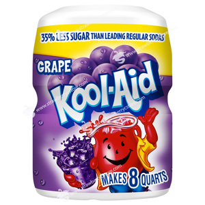 Bột Pha Nước Trái Cây Hương Nho Kool-Aid - 538gr