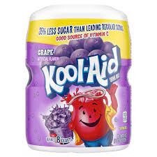 Bột Pha Nước Trái Cây Hương Nho Kool-Aid - 538gr