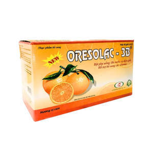 Bột pha uống Oresol- 3B hương cam- Hỗ trợ bổ sung vitamin