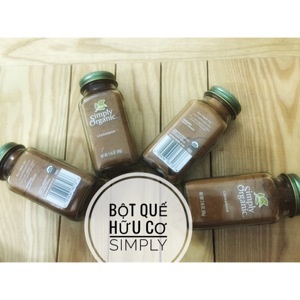 Bột quế hữu cơ Simply Organic 69g