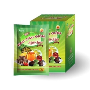 Bột rau câu Agar Rovin Hoàng Yến gói 25g (10 gói)