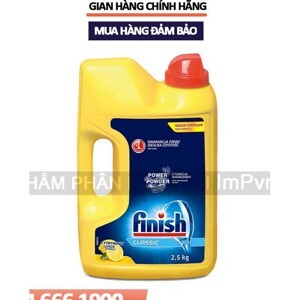 Bột rửa bát Finish Classic 2.5kg