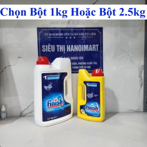 Bột rửa chén Finish Dishwasher Power Powder Lemon Sparkle 2,5 kg QT017384 - hương chanh