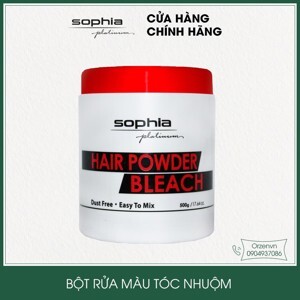 Bột rửa màu tóc Sophia Platinum Hair Powder Bleach - 500g