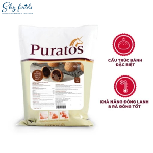 Bột socola nguyên chất không đường Puratos 1kg