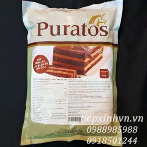 Bột socola nguyên chất không đường Puratos 1kg