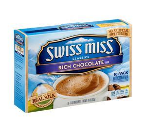 Bột sôcôla nguyên chất Swiss Miss hộp 283gr