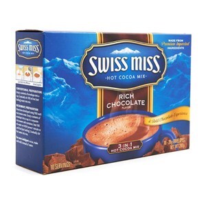 Bột sôcôla nguyên chất Swiss Miss hộp 283gr