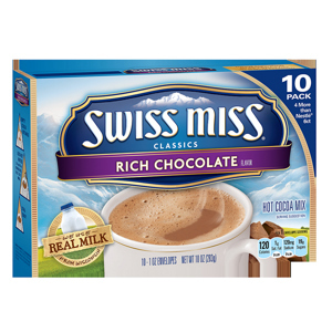 Bột sôcôla nguyên chất Swiss Miss hộp 283gr