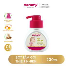 Bọt tắm gội cho bé thiên nhiên Mamamy 200ml hương việt quất