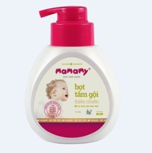 Bọt tắm gội thiên nhiên cho bé hương hoa Mamamy 400ml