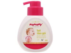 Bọt tắm gội thiên nhiên cho bé hương hoa Mamamy 400ml