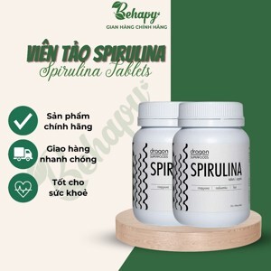 Bột tảo spirulina hữu cơ Dragon 200g