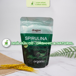 Bột tảo spirulina hữu cơ Dragon 200g