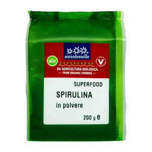 Bột tảo Spirulina hữu cơ Sottolestelle 200g