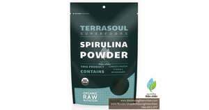 Bột tảo xoắn spirulina hữu cơ Terrasoul