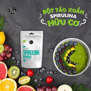 Bột tảo xoắn Spirulina hữu cơ Diet Food 200g