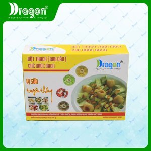 Bột thạch khúc bạch Dragon hộp 106g