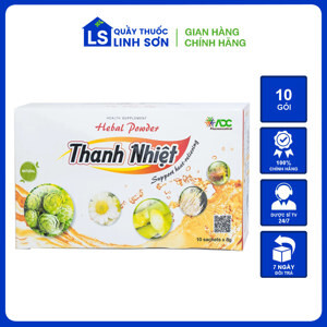 Bột Thảo Mộc Thanh Nhiệt Cho Người Ăn Kiêng Adc 10 Gói