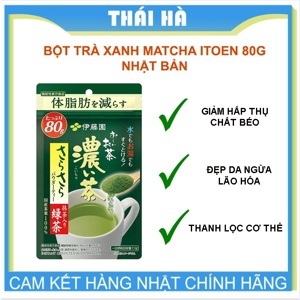 Bột trà matcha nguyên chất itoen 80g