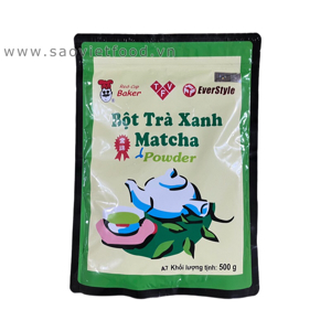 Bột trà xanh hương nhài Red-cap Baker - túi 500g