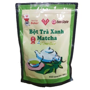 Bột trà xanh hương nhài Red-cap Baker - túi 500g