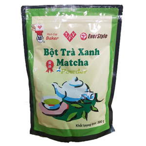 Bột trà xanh hương nhài Red-cap Baker - túi 500g