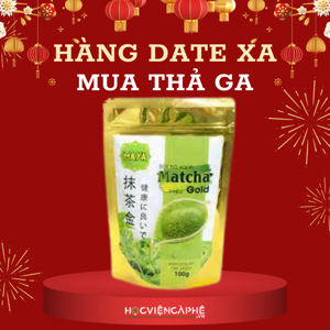 Bột trà xanh Matcha Gold hộp 100g