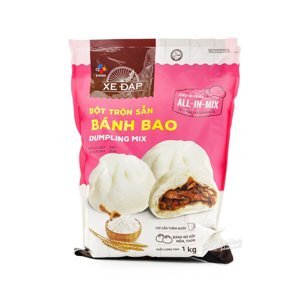 Bột trộn sẵn bánh bao CJ hiệu Xe Đạp 1Kg