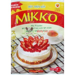 Bột trộn sẵn bánh bông lan nướng Mikko - 1kg