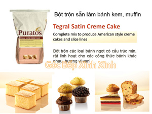 Bột trộn sẵn Muffin Cupcake 1Kg