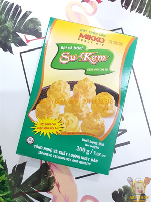 Bột vỏ bánh su kem trộn sẵn Mikko - 200g