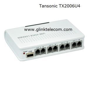 Box ghi âm điện thoại 4 kênh kết nối USB Tansonic - TX2006U4