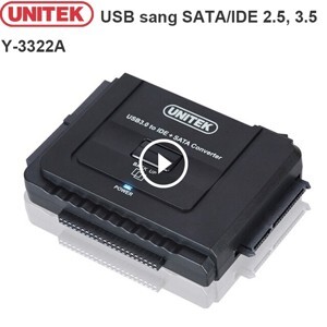 Box USB 3.0 To SATA+IDE Unitek Y-3322A