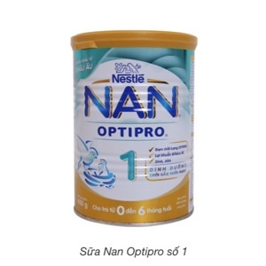 Sữa bột Nestle Nan Optipro 1 Nga - hộp 400g (dành cho trẻ từ 0 - 6 tháng)