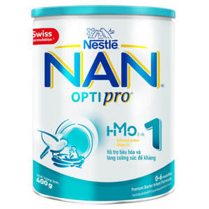 Sữa bột Nestle Nan Optipro 1 Nga - hộp 400g (dành cho trẻ từ 0 - 6 tháng)