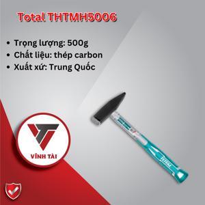 Búa đinh đầu dẹp và vuông 500g Total THTMH5006