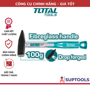 Búa đinh đầu dẹp & vuông 100g Total THT711006