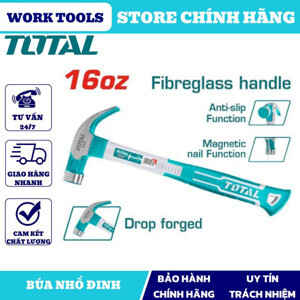 Búa nhổ đinh 16oz Total THTCH0166