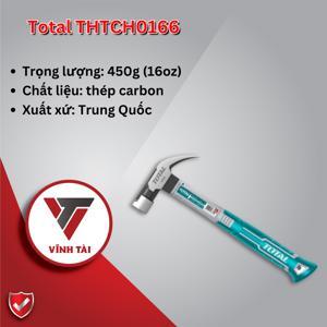 Búa nhổ đinh 16oz Total THTCH0166