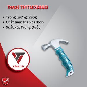 Búa nhổ đinh 8oz Total THTM7386D