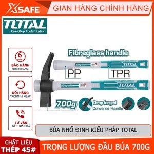 Búa nhổ đinh kểu Pháp 700g TOTAL THCHIT7006