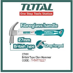 Búa nhổ đinh kiểu anh Total THT73227