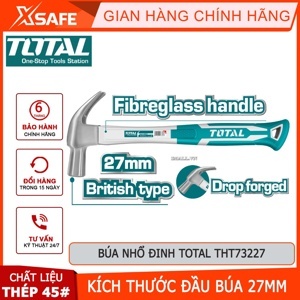 Búa nhổ đinh kiểu anh Total THT73227