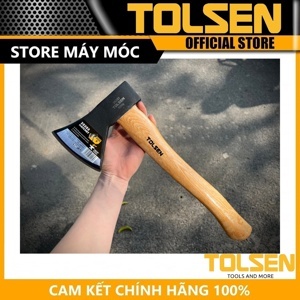 Búa rìu cán gỗ Tolsen 25253 600g