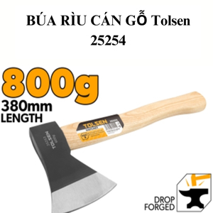 Búa rìu cán gỗ Tolsen 25254 800g