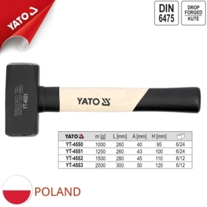 Búa tạ cán gỗ Yato YT-4550