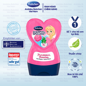 Dầu gội & xả công chúa Rosalea Bubchen 99857 - 230ml