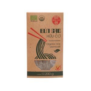 Bún gạo hữu cơ Bích Chi hộp 200g